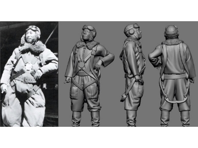 Japanese Wwii Army Ace Isamu Kashiide - image 1