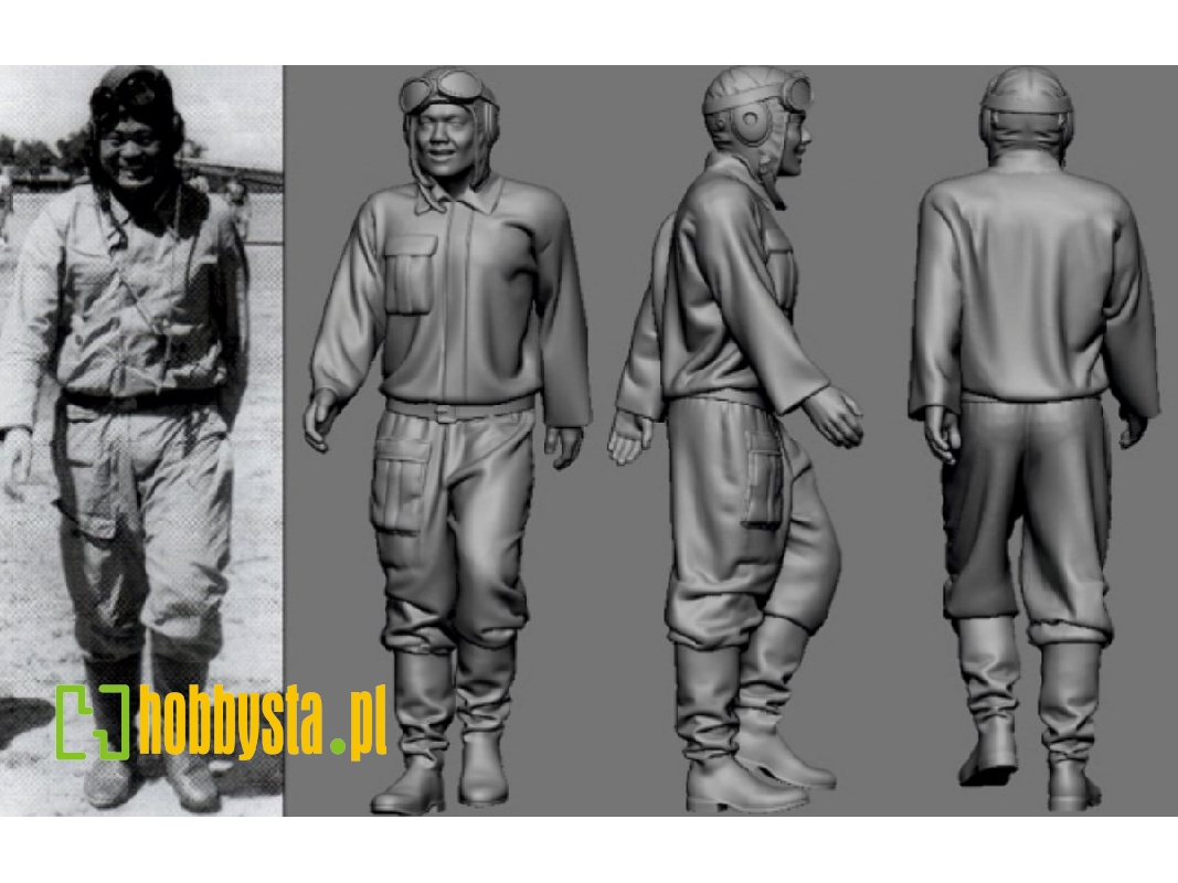 Japanese Wwii Army Ace Yasuhiko Kuroe - image 1