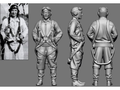 Japanese Wwii Army Ace Yukiyoshi Wakamatsu - image 1