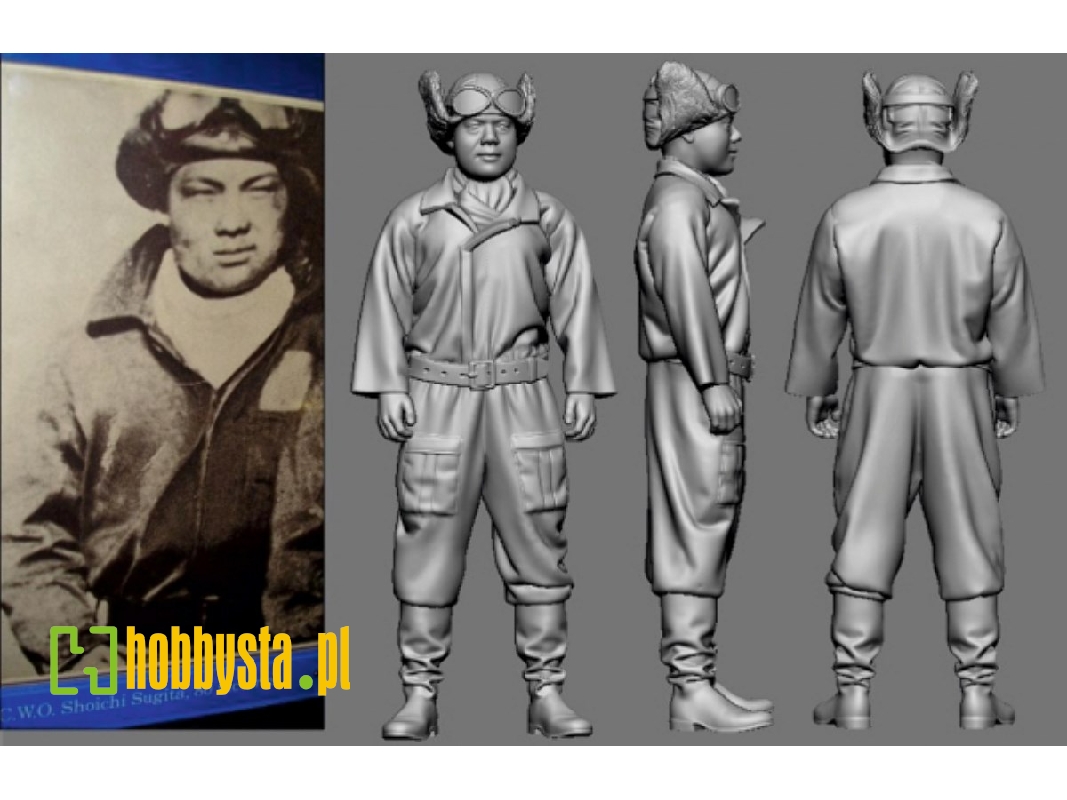 Japanese Wwii Navy Ace Shoichi Sugita - image 1