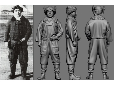 Japanese Wwii Navy Ace Sachio Endo - image 1