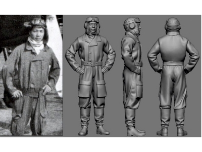 Japanese Wwii Navy Ace Naoshi Kanno - image 1