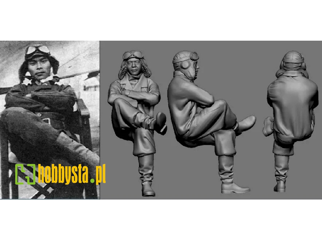Japanese Navy Wwii Ace Kaneyoshi Muto (3d-printed) - image 1