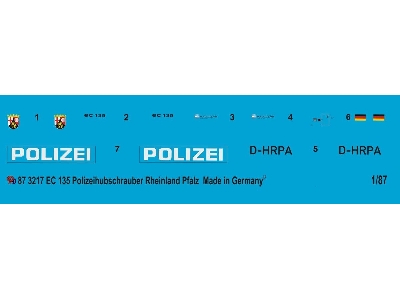 Ec 135 German Police Helicopter Rheinland Palatinate - image 1