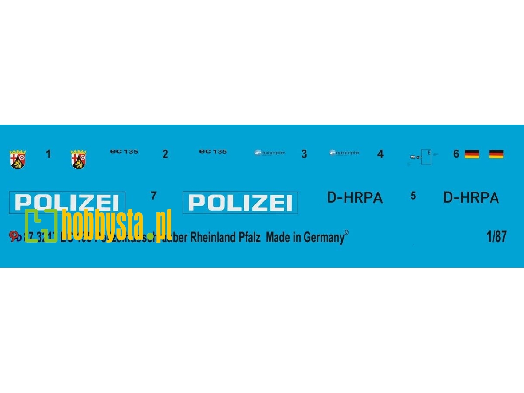 Ec 135 German Police Helicopter Rheinland Palatinate - image 1