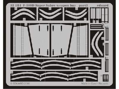 F-100D weapon bay 1/32 - Trumpeter - image 4