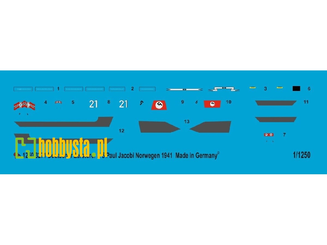 German Destroyer Z5 Paul Jacobi With Norway 1941 Camouflage - image 1