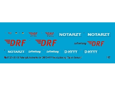 Ec 135 Rescue Helicopter Of The Drf D-hyyy New Drf Markings - image 1