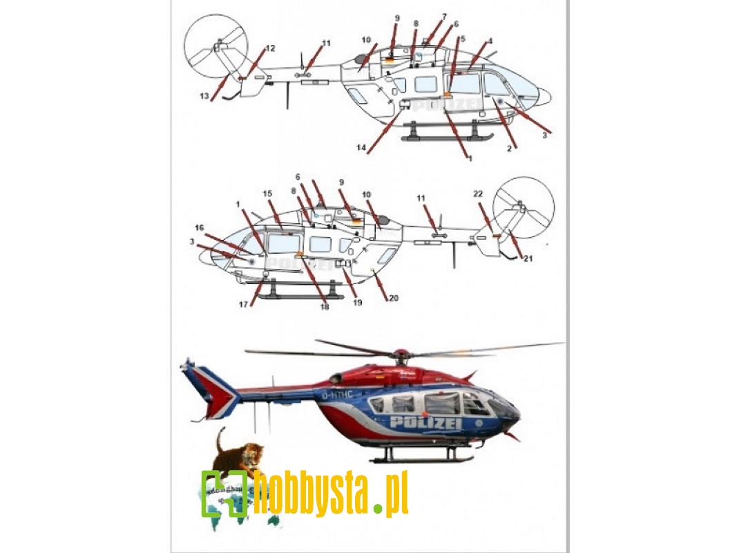 Ec 145 Police Helicopter Thüringen D-hthc - image 1