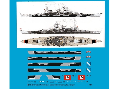 Battleship Scharnhorst 6. September 1943 With Body Camouflage - image 1