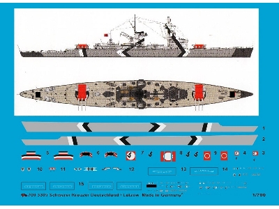 Heavy German Cruiser Deutschland-lützow, 3 Versions - image 1