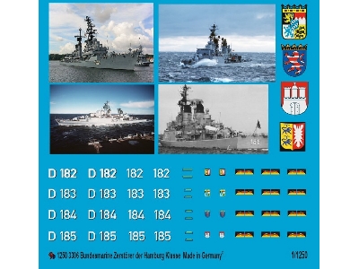 German Modern Navy Destroyer Of The Hamburg Class - image 1