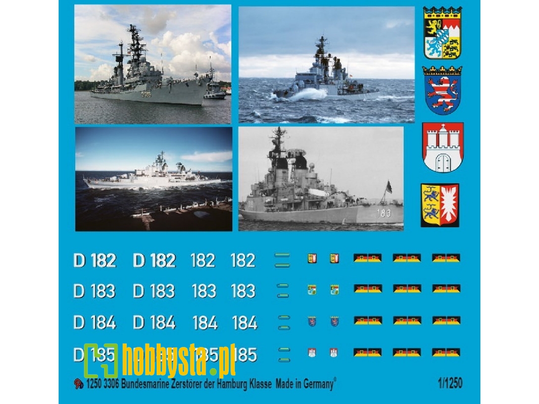 German Modern Navy Destroyer Of The Hamburg Class - image 1