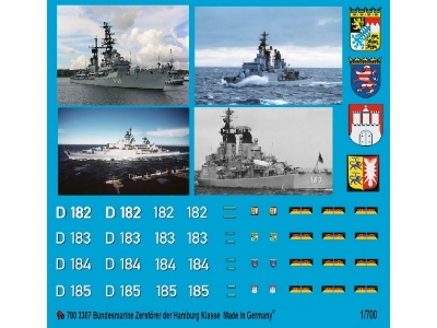 German Modern Navy Destroyer Of The Hamburg Class - image 1