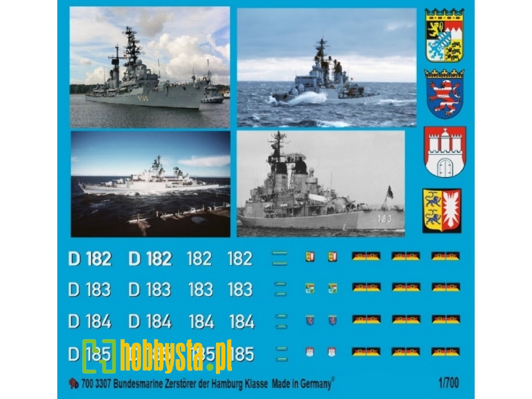 German Modern Navy Destroyer Of The Hamburg Class - image 1