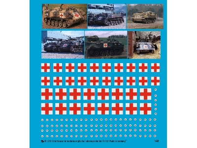 Red Crosses For English Ambulance Tanks Type Fv 432 - image 1