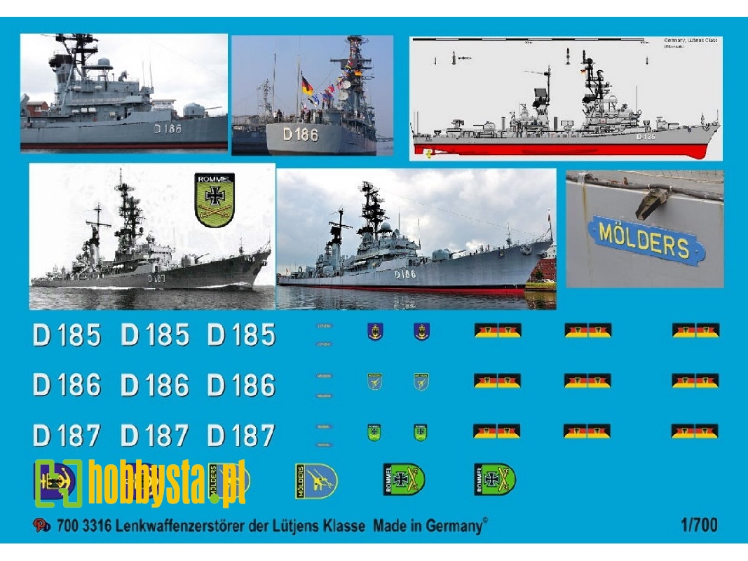 German Modern Navy Destroyer Of The Lütjens Class - image 1