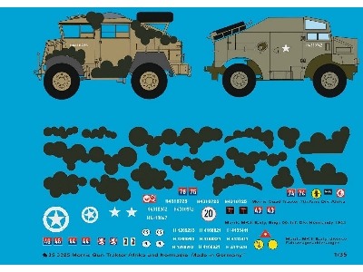 Morris Gun Tractor Africa And Normandy With Mickey Mouse Camouflage - image 1