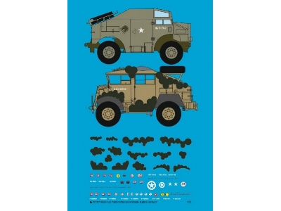 Morris Gun Tractor Africa And Normandy With Mickey Mouse Camouflage - image 1