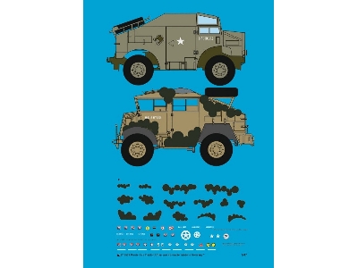 Morris Gun Tractor Africa And Normandy With Mickey Mouse Camouflage - image 1