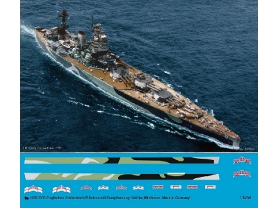 English Battleship Nelson With Body - Camouflage 1942 - image 1