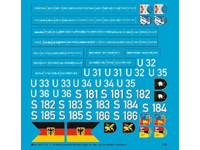 German Modern Navy Type 212 U31-u36 Markings - image 1
