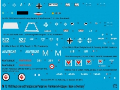 German And French Tank Markings Of The French Campaign 1940 - image 1