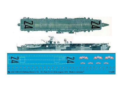 Uss Belleau Wood (Cvl-24 ) Task Group 38, 4 Of Task Force 38 During August 1944 - image 1