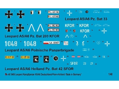 4 Leopard Tanks 2 A5/A6 Germany, Poland, Netherlands - image 1