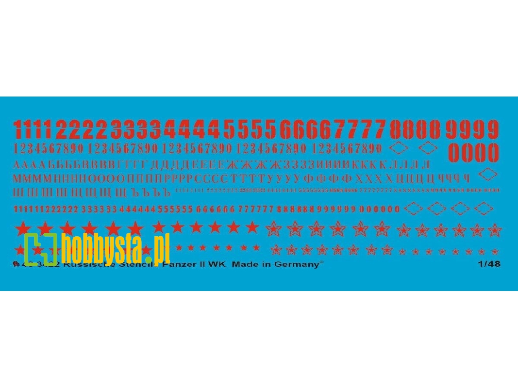 Russian Tank Stencils Ii World War In Red - image 1