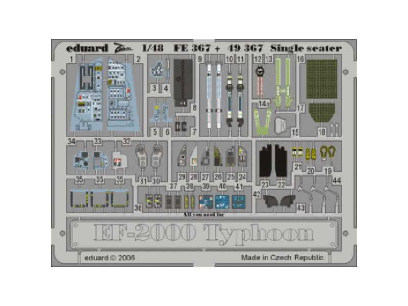 EF-2000 Typhoon Single Seater 1/48 - Revell - image 1 EF-2000 Typhoon Single Seater 1/48 - Revell - image 1