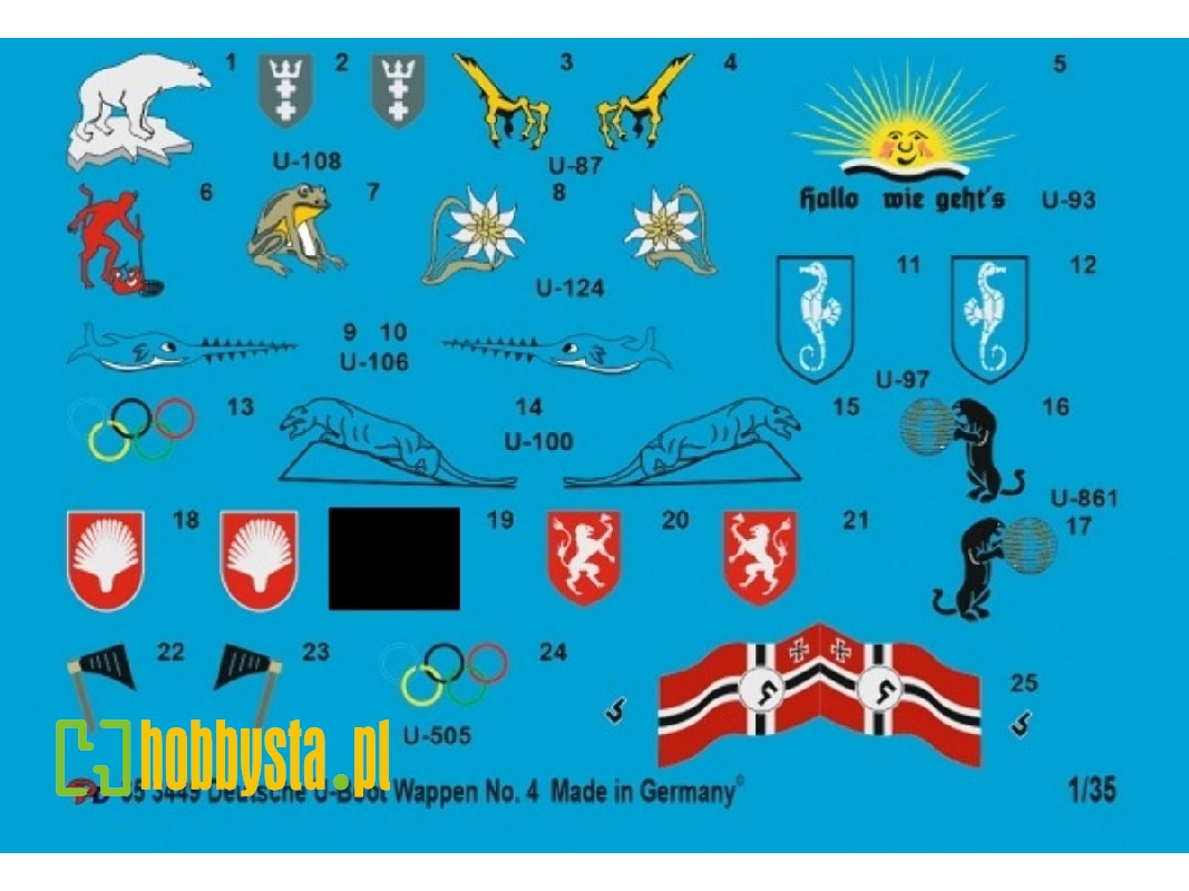 Deutsche U-boot Conning Tower Insignia No. 4 - image 1
