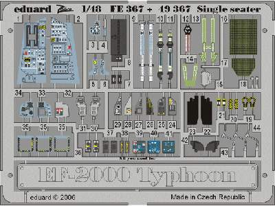 EF-2000 Typhoon Single Seater 1/48 - Revell - image 2