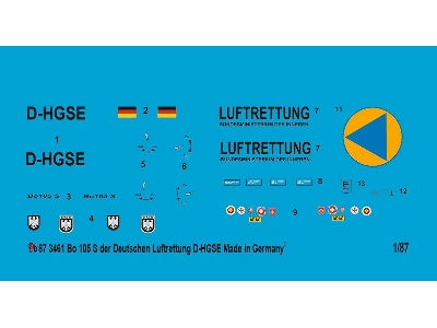 Bo 105 S Of The German Air Rescue D-hgse - image 1