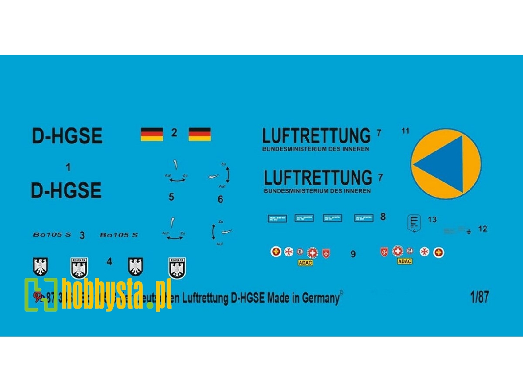 Bo 105 S Of The German Air Rescue D-hgse - image 1