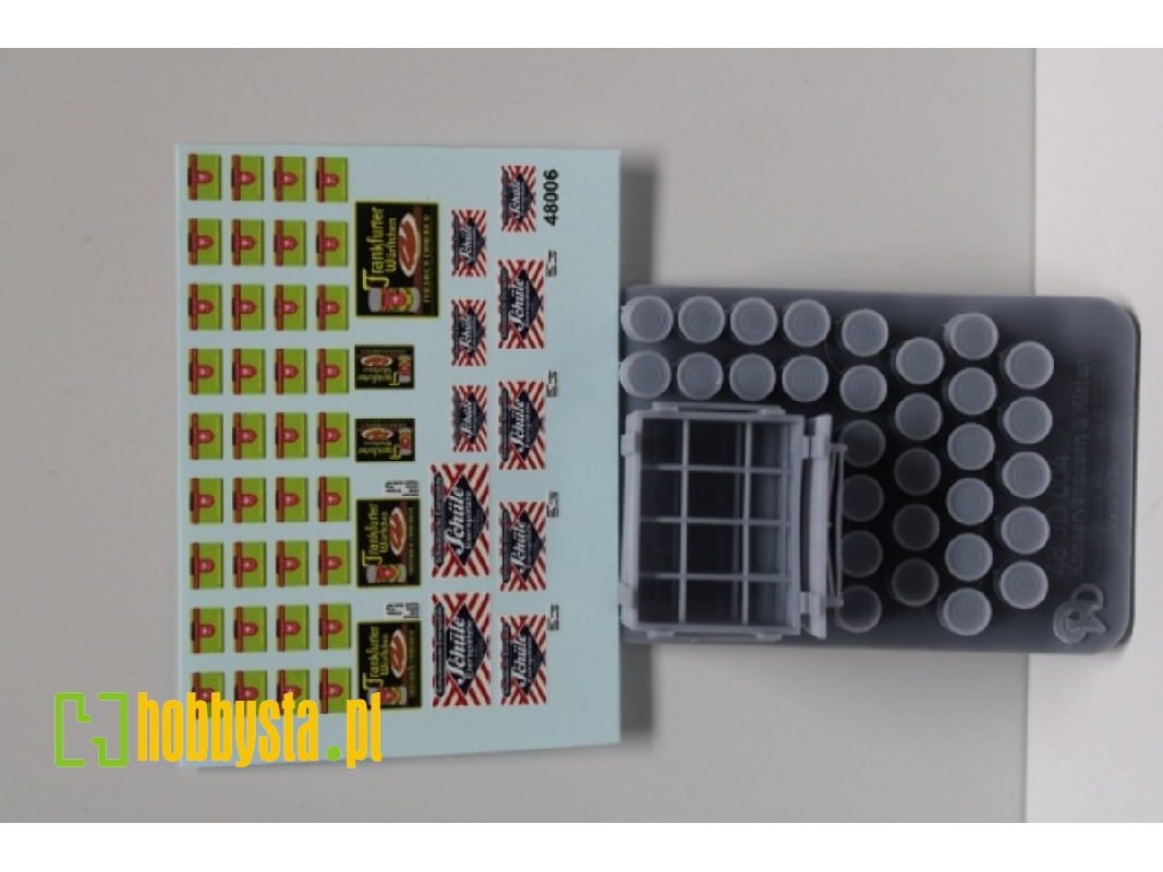 Wooden Boxes And Metaltinns - Kit Including Decalset - image 1