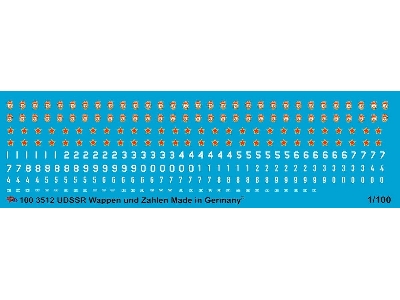 Team Yankee Udssr Wappen And Numbers Cold War - image 1
