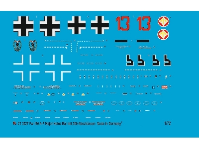 Fw 190 A-7 Major Heinz Bär With 200 Kill Marks - image 1
