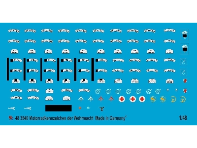Motorbike Licence Plates Of The German Army - image 1