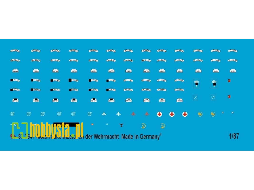 Motorbike Licence Plates Of The German Army - image 1