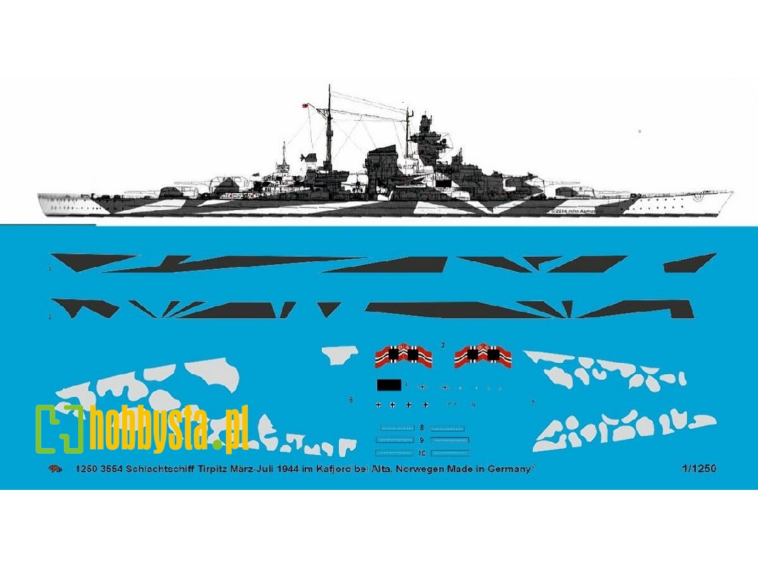 Battleship Tirpitz March-july 1944 - Kafjord Near Alta, Norway - image 1