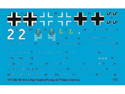Bf 109 G-6 Major Seigfried Freytag Jg 77 - image 1