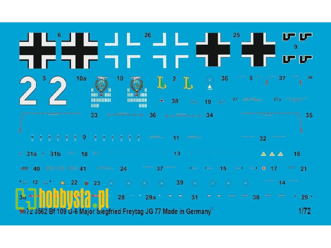 Bf 109 G-6 Major Seigfried Freytag Jg 77 - image 1