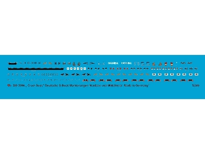 "cruel Seas" German S-boot Markings North Sea And Baltic Sea - image 1