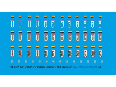 Bundeswehr Crewmembers For Marder (2 Figures, 1 Half-figure And Decalsheet) - image 2