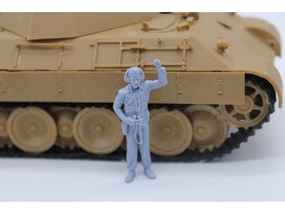 German Wwii Tank Commander With Headphones And Binocular - image 1