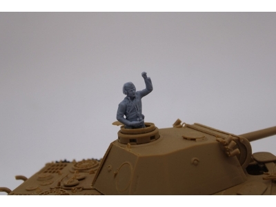 German Wwii Tank Commander With Headphones And Binocular - image 2