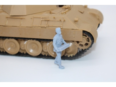 German Wwii Soldier Carring Ammo Crate - image 1