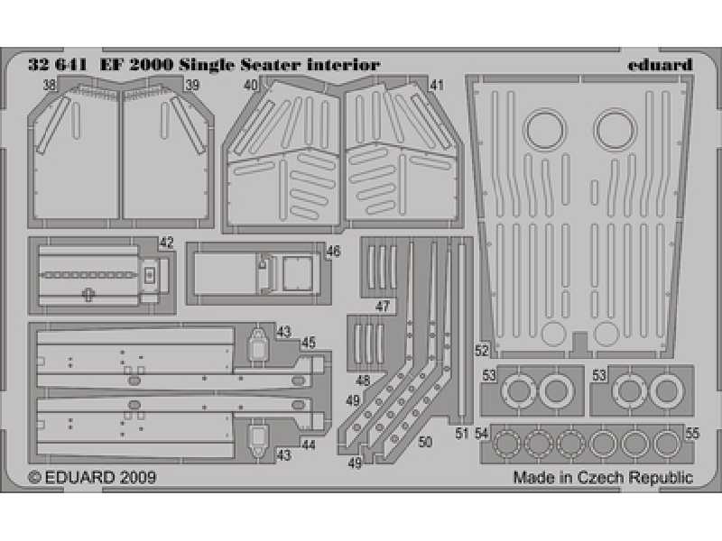 EF-2000 Typhoon Single Seater interior S. A. 1/32 - Trumpeter - image 1