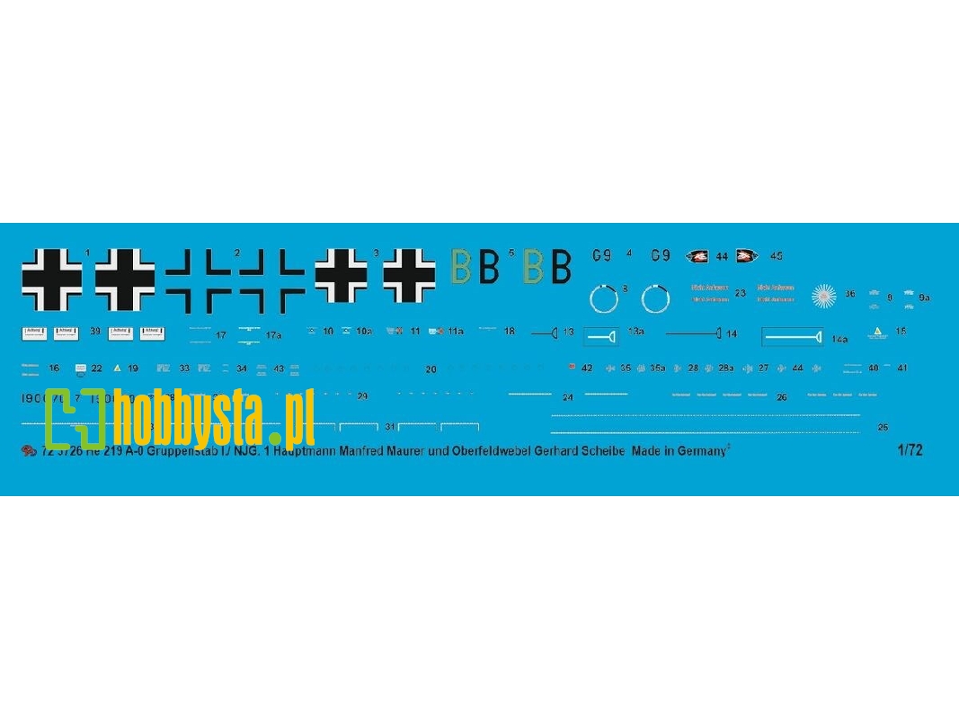 He 219 A-0 Gruppenstab I./N.J.1 Hauptmann Manfred Mauer And Oberfeldwebel Gerhard Scheibe - image 1